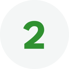 Number 2 centered on plain background